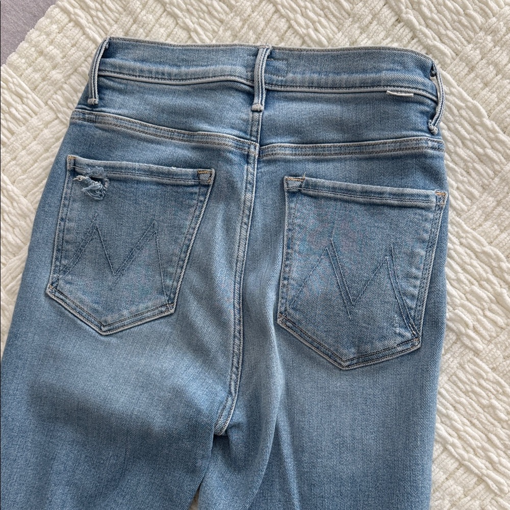 MOTHER Light Blue Straight Leg Jeans